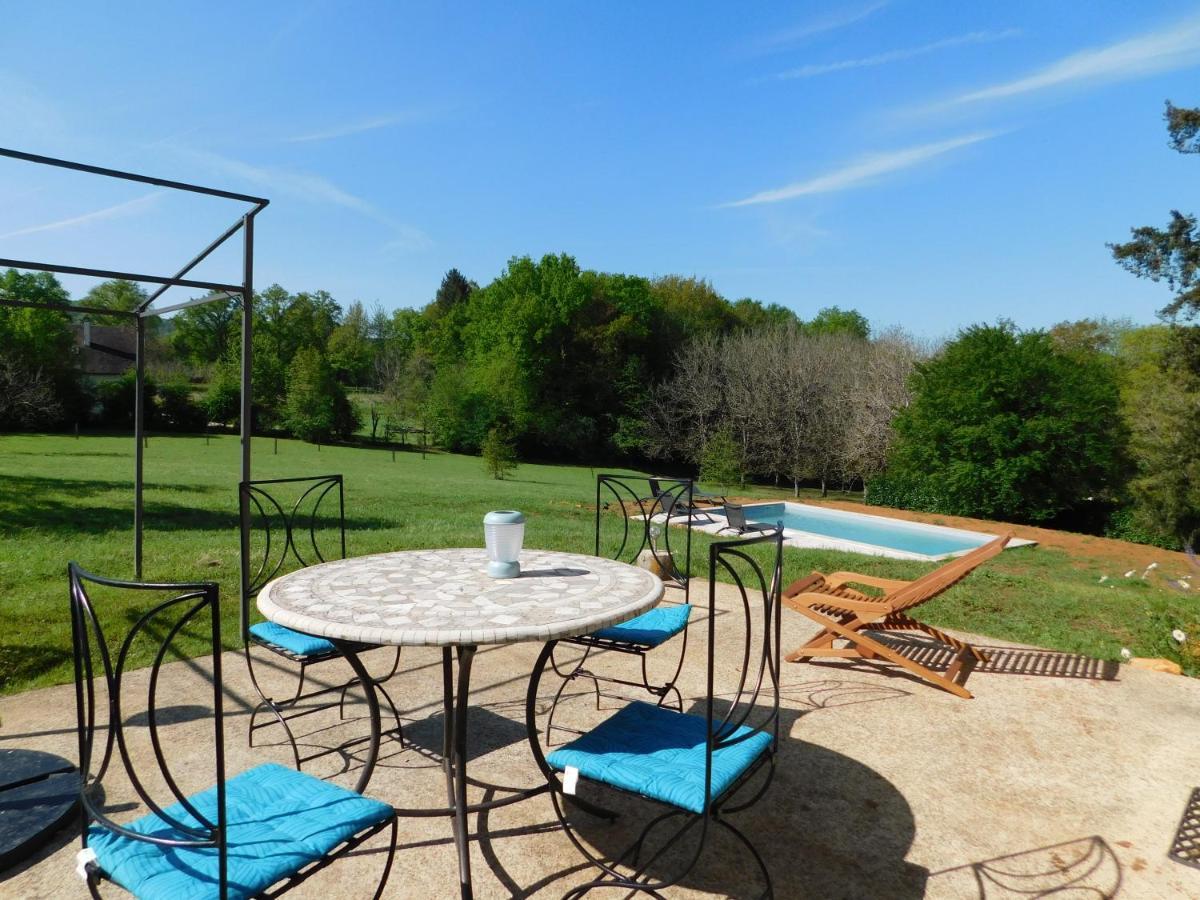Campagne Et Confort Avec Piscine Chauffee Carsac-Aillac Exteriör bild
