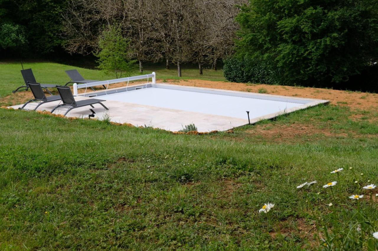 Campagne Et Confort Avec Piscine Chauffee Carsac-Aillac Exteriör bild
